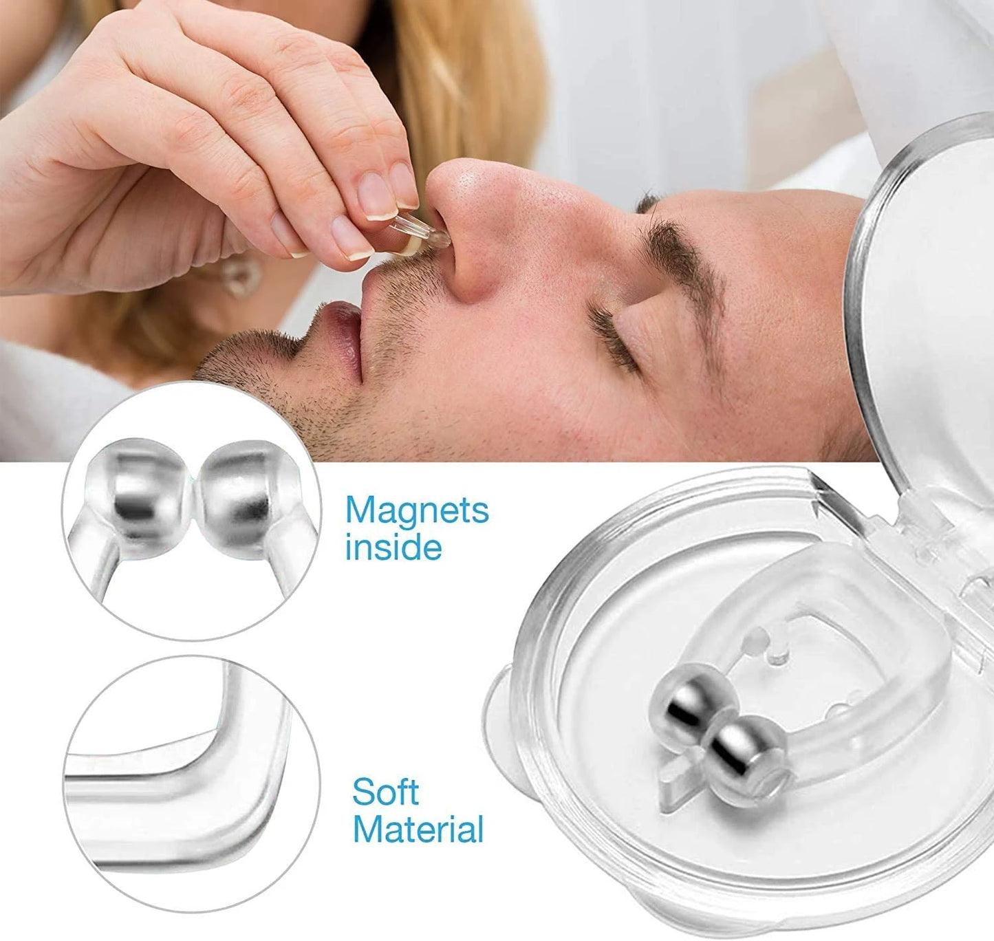 Magnetic Anti-Snoring Noseclip